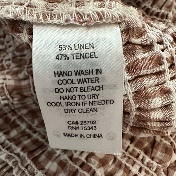 HOUSE OF HARLOW 1960 Gingham Wide Leg Sleeveless Jumpsuit NWT Size Medium - Picture 8 of 8